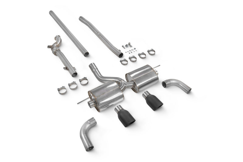 Scorpion cat-back udstødning til Mini Countryman – ikke-resoneret, Daytona Ceramic, kit_top