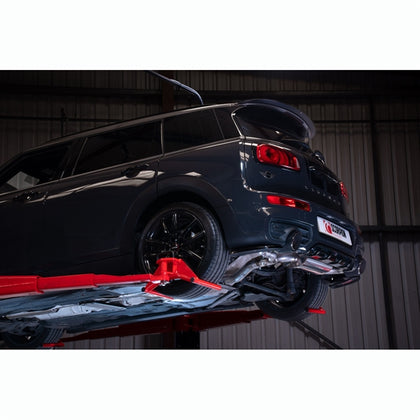 Scorpion GPF-back udstødning til Mini Clubman F54 Cooper S – resoneret, set fra siden
