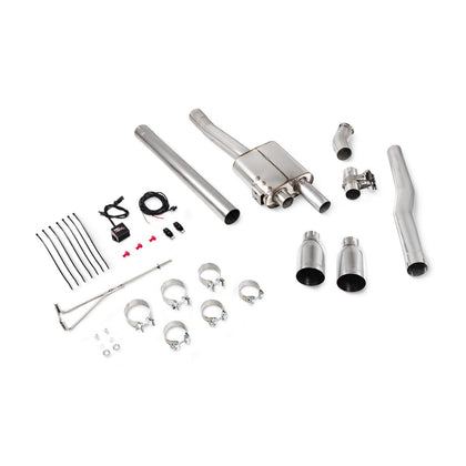 Scorpion cat-back udstødning til Mini Cooper S F56 med ventiler, STW, kit_top