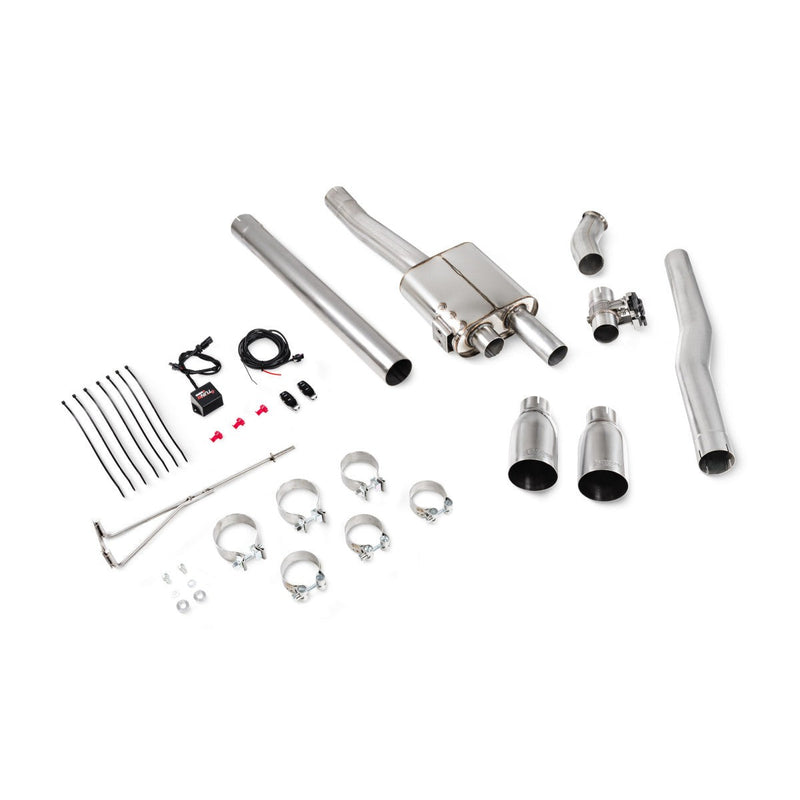 Scorpion cat-back udstødning til Mini Cooper S F56 med ventiler, STW, kit_top