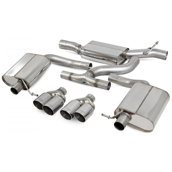 Scorpion Resonated CAT-Back System - Seat Leon - Daytona (Quad)