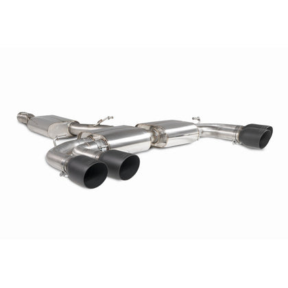 Scorpion GPF-back udstødning til Cupra Formentor – resoneret, Daytona Ceramic, set skråt bagfra