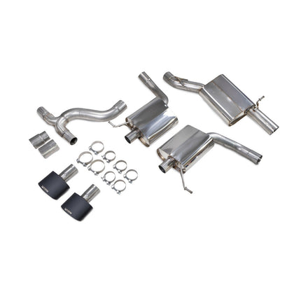 Scorpion GPF-back udstødning til Seat Leon – resoneret, EVO R Ceramic, kit_top
