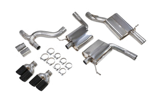 Scorpion GPF-back udstødning til Seat Leon – resoneret, Daytona (quad) Ceramic, kit_top