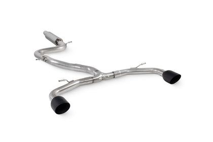 Scorpion GPF-back udstødning til CUPRA Leon 245 – resoneret, Daytona Ceramic, set skråt bagfra