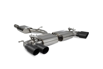 Scorpion GPF-back udstødning til CUPRA Ateca med ventiler – resoneret, Daytona Ceramic, set skråt bagfra