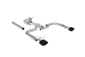 Scorpion cat-back udstødning til Seat Leon – ikke-resoneret, EVO R Ceramic, kit_top