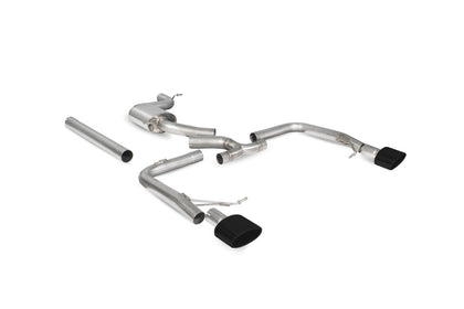 Scorpion cat-back udstødning til Seat Leon – ikke-resoneret, EVO R Ceramic, kit_top