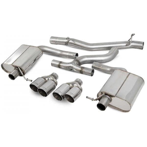Scorpion Non-Resonated CAT-Back System - Seat Leon - Daytona (Quad)