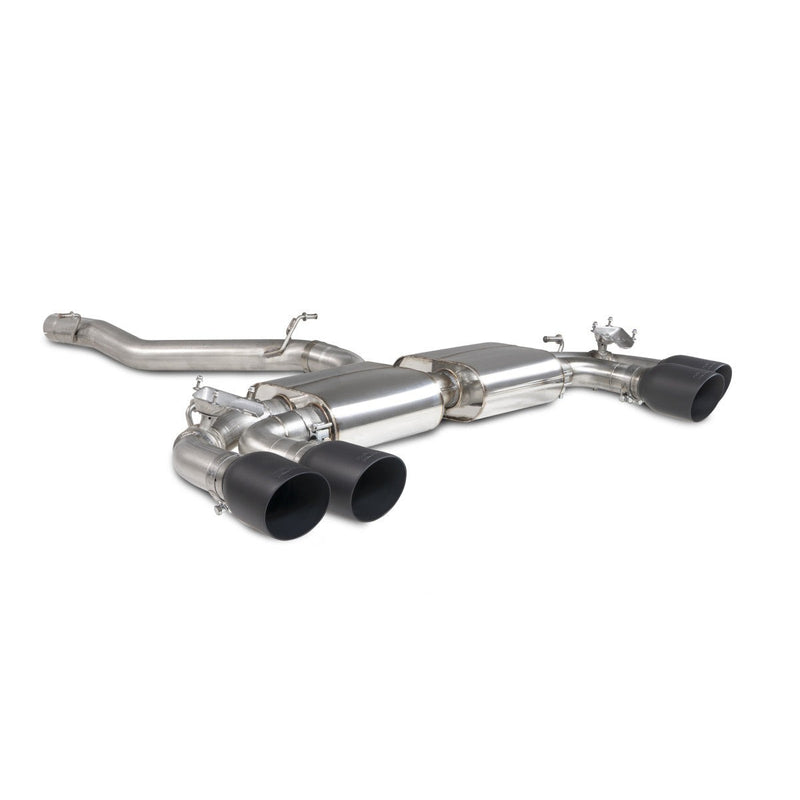 Scorpion GPF-back udstødning til Cupra Formentor med ventiler, Daytona Ceramic, set skråt bagfra