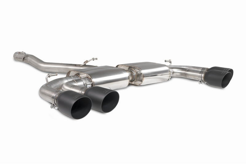 Scorpion GPF-back udstødning til Cupra Formentor – ikke-resoneret, Daytona Ceramic, set skråt bagfra