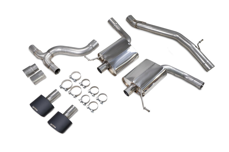 Scorpion GPF-back udstødning til Seat Leon – ikke-resoneret, EVO R Ceramic, kit_top
