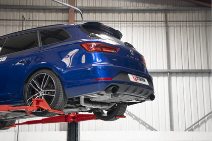 Scorpion GPF-back udstødning til Seat Leon – ikke-resoneret, EVO R Ceramic, set fra siden