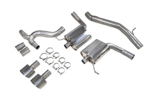 Scorpion GPF-back udstødning til Seat Leon – ikke-resoneret, EVO R, kit_top