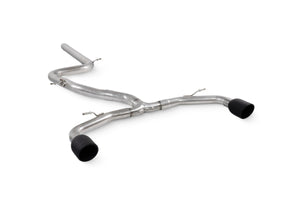 Scorpion GPF-back udstødning til CUPRA Leon 245 – ikke-resoneret, Indy Ceramic, set skråt bagfra