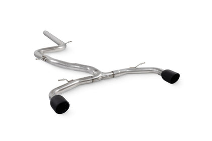 Scorpion GPF-back udstødning til CUPRA Leon 245 – ikke-resoneret, Indy Ceramic, set skråt bagfra