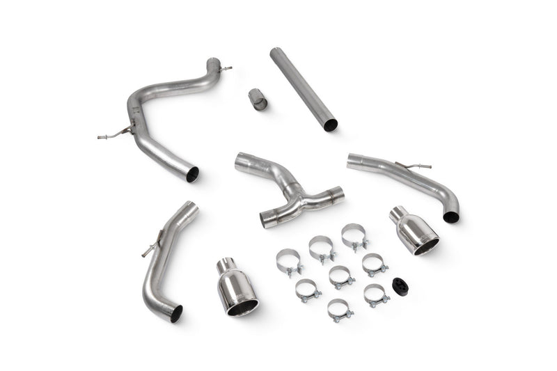 Scorpion GPF-back udstødning til CUPRA Leon 245 – ikke-resoneret, Indy, kit_top