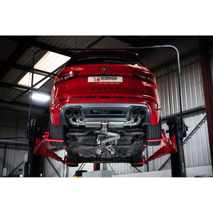 Scorpion Non-Resonated GPF-Back System With Valves CUPRA Ateca - Ascari – produktbillede 3