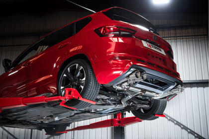 Scorpion GPF-back udstødning til CUPRA Ateca med ventiler, Daytona, set fra siden