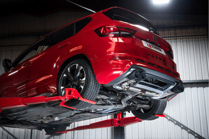 Scorpion GPF-back udstødning til CUPRA Ateca – ikke-resoneret, Daytona Ceramic, set fra siden