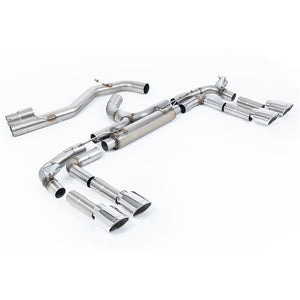 Milltek Cat-Back udstødning – Audi S3 2.0 TFSI Quattro Sedan 310PS & 333PS 8Y – race-version – produktbillede 5