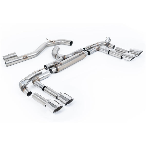 Milltek Cat-Back udstødning – Audi S3 2.0 TFSI Quattro Sedan 310PS & 333PS 8Y – race-version – produktbillede 5