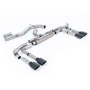 Milltek Cat-Back udstødning – Audi S3 2.0 TFSI Quattro Sedan 310PS & 333PS 8Y – race-version – produktbillede 1