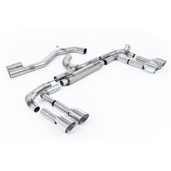 Milltek Cat-Back udstødning – Audi S3 2.0 TFSI Quattro Sedan 310PS & 333PS 8Y – race-version – produktbillede 6