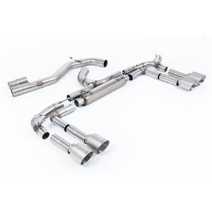 Milltek Cat-Back udstødning – Audi S3 2.0 TFSI Quattro Sedan 310PS & 333PS 8Y – race-version – produktbillede 3