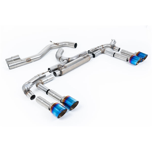 Milltek Cat-Back udstødning – Audi S3 2.0 TFSI Quattro Sedan 310PS & 333PS 8Y – race-version – produktbillede 4
