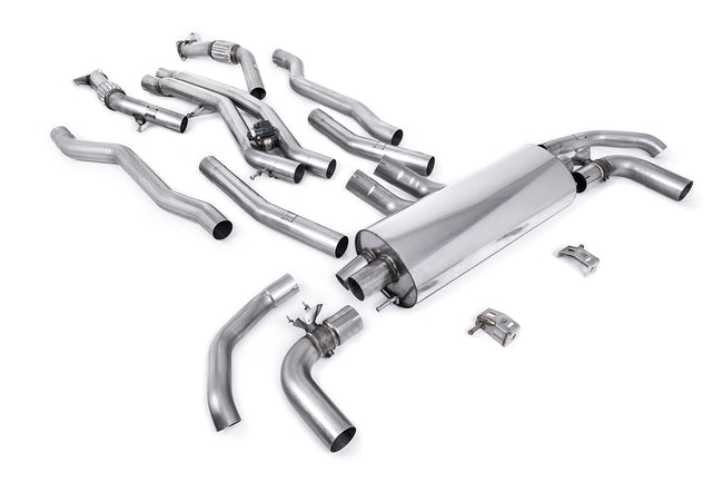 Milltek cat-back udstødning til Audi SQ7 4.0 V8 TT, ikke-resoneret