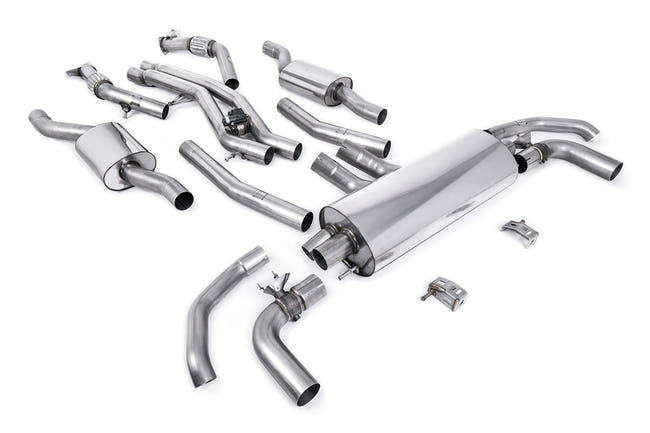 Milltek cat-back udstødning til Audi SQ8 4.0 V8 bi-turbo, resoneret