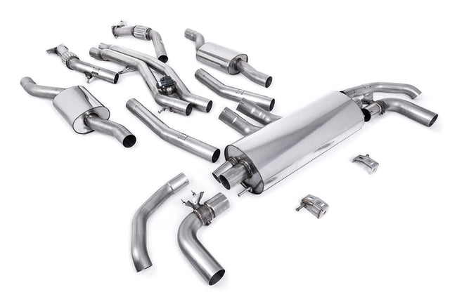 Milltek cat-back udstødning til Audi SQ8 4.0 V8 bi-turbo, resoneret