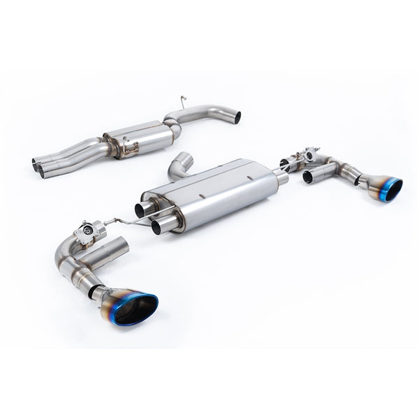Milltek cat-back udstødning til Audi TT Mk3 TTRS 2.5TFSI Quattro, resoneret
