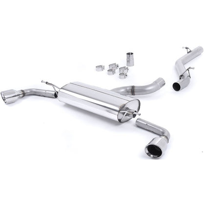 Milltek Cat-Back udstødning – Audi TT Mk2 3.2 quattro – ikke-resoneret