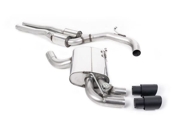 Milltek cat-back udstødning til Audi RS3 Sportback S tronic (8P), sorte tips – billede 2