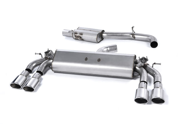 Milltek Cat-Back udstødning – Audi S3 2.0 TFSI quattro Sportback 8V/8V.2 – resoneret – produktbillede 1
