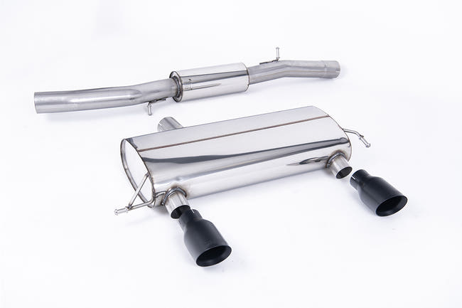 Milltek cat-back udstødning til Audi TT 180 / 225 quattro Coupe & Roadster, race, sorte tips – billede 2