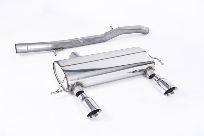 Milltek cat-back udstødning til Audi TT 180 / 225 quattro Coupe & Roadster, race, polerede tips