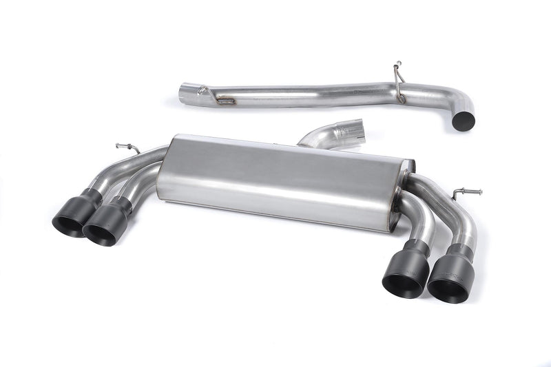 Milltek cat-back udstødning til Audi S3 2.0 TFSI quattro 3 dørs 8V/8V.2, race, sorte tips – billede 4