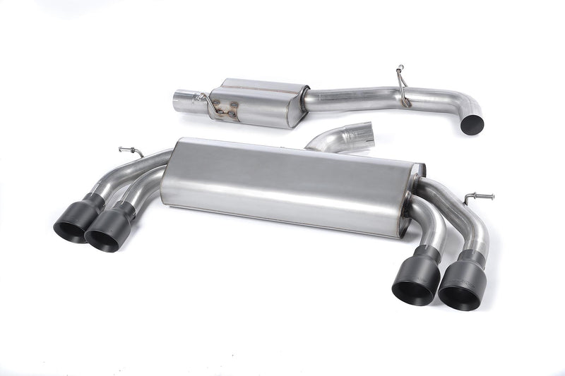 Milltek cat-back udstødning til Audi S3 2.0 TFSI quattro 3 dørs 8V/8V.2, race, sorte tips – billede 5