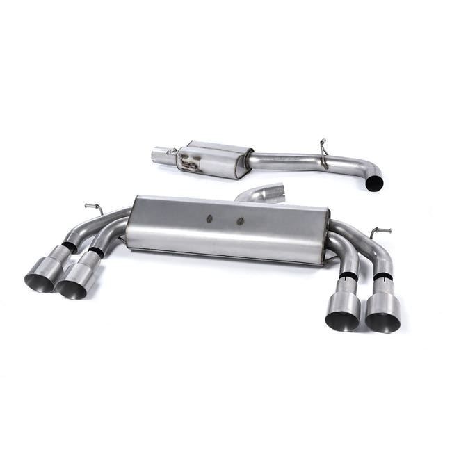 Milltek Cat-Back udstødning – Audi S3 2.0 TFSI quattro Sportback 8V/8V.2 – race-version – produktbillede 1