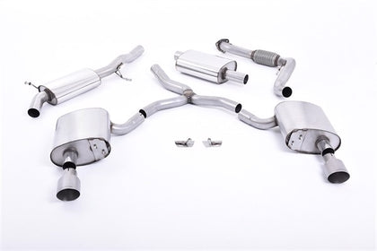 Milltek cat-back udstødning til Audi A4 2.0 TFSI B9 Quattro Sedan & Avant, resoneret – billede 3