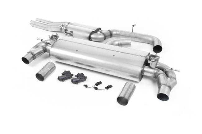 Milltek cat-back udstødning til Audi RS3 Sedan 400PS (8V MQB), polerede tips