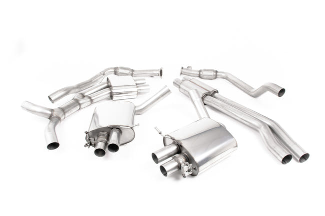 Milltek cat-back udstødning til Audi RS5 B9 2.9 V6 Turbo Coupe, resoneret