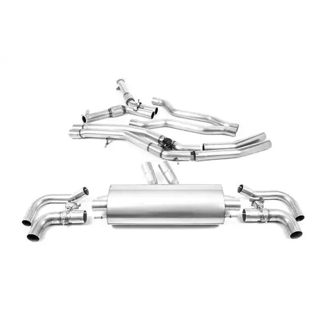 Milltek cat-back udstødning til Audi RSQ8 4.0 V8 bi-turbo, ikke-resoneret
