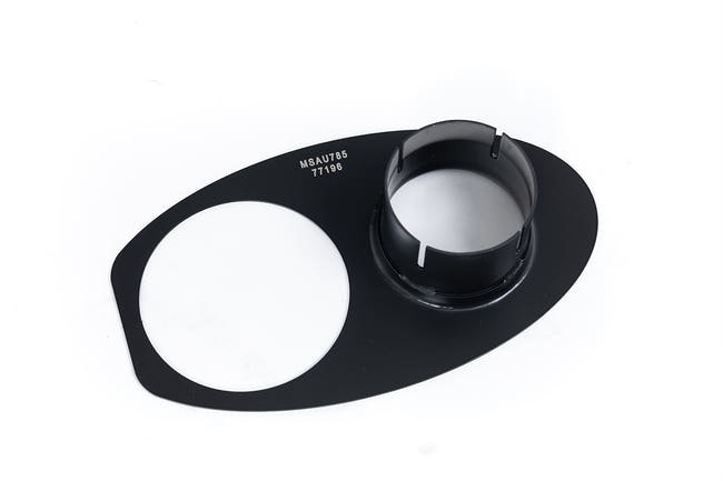 Milltek Optional Cerakote Black Rear Trim Finisher Plates Audi RS6 C8 4.0 V8 bi-turbo in Performance Edition (OPF/GPF Mo