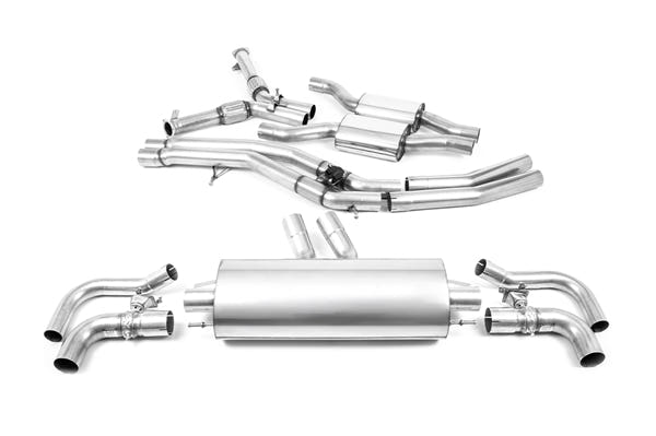 Milltek cat-back udstødning til Audi RSQ8 4.0 V8 bi-turbo, resoneret