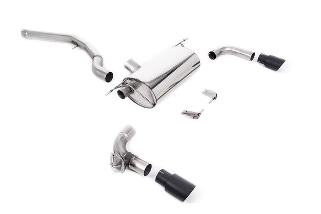 Milltek cat-back udstødning til BMW 2-serie M240i Coupe, race, sorte tips – billede 2