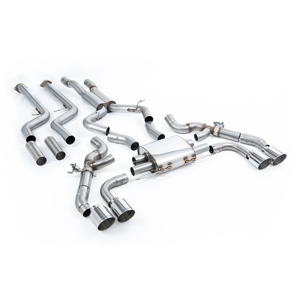 Milltek Cat-Back udstødning – BMW X3 X3M / X3M Comp (G01) 3.0 (2022 og frem) – resoneret – produktbillede 1